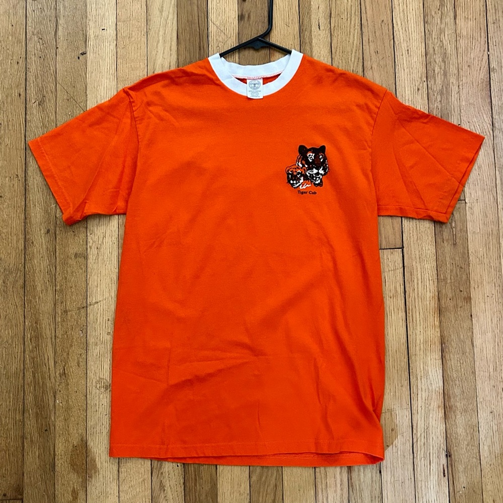 Vintage Tiger Cubs BSA Boy Scouts T-shirt Orange & White Men's Large